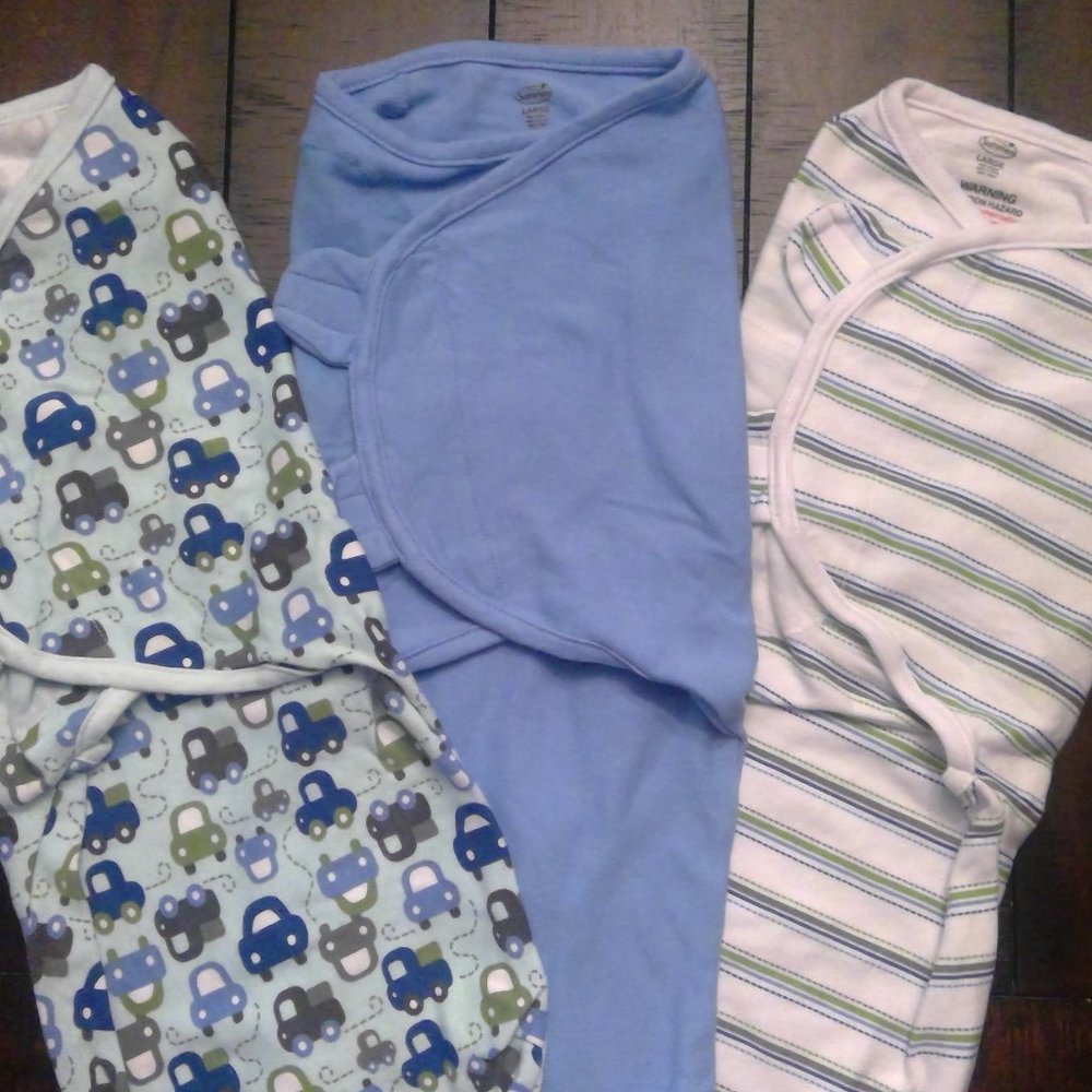 Summer Infant Swaddle Me set of 3 Size Large